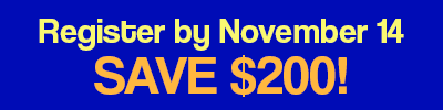 Register Early and Save